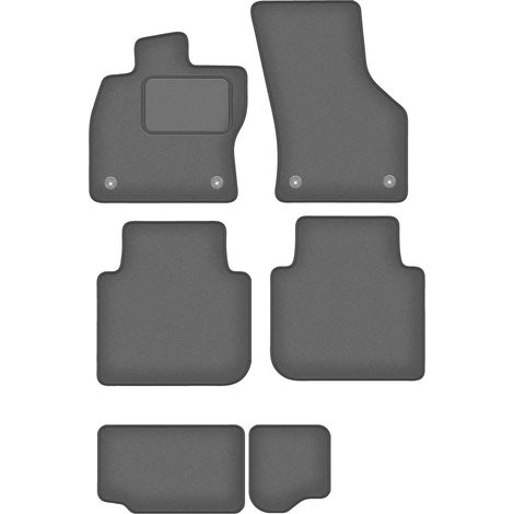 Tapis de sol graphite pour Seat Tarraco 7 places (2018-) (1/5)