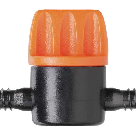 Claber Grifo para Tubo Capilar 1/4" - Riego por Goteo - Paquete de 5 Piezas