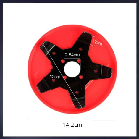 Roue de désherbage for rizières et terres arides débroussailleuse pour rizières et vergers accessories for tondeuses à gazon Disque de désherbage amphibie pour tondeuses à gazon. (1/4)