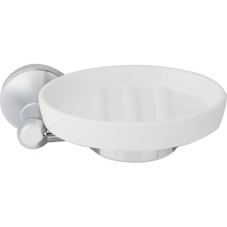 Eosnow Vintage Chrom-Seifenschale in Gold zur Wandmontage, Keramik-Seifenhalter für die Dusche im Badezimmer