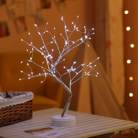 Ortviai Arbre Lumineux LED de Décoration Festive pour Noël, Mariage et Soirée – 108 Ampoules Blanches, Hauteur 50 cm (1/4)