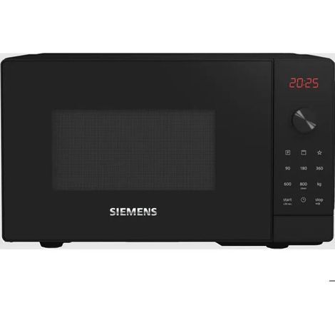 Siemens iQ300 FE023LMB2 microondas Negro Solo microondas Encimera 20 L 800 W