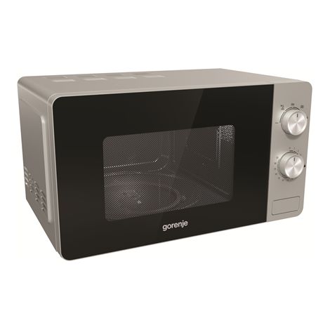 Gorenje MO17E1S Four à micro-ondes Pose libre 17 L 700 W Argent (1/2)