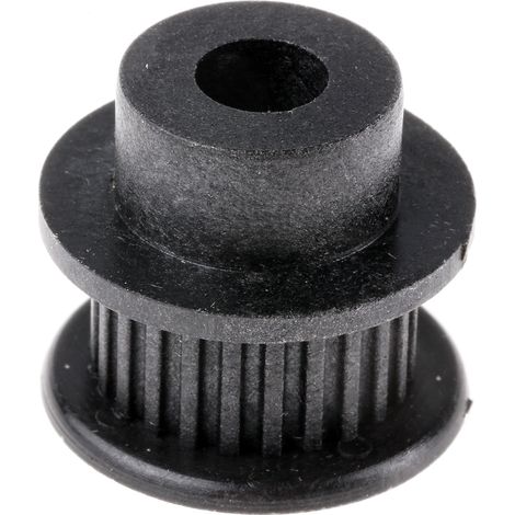 Poulie pour courroie crantée en PC renforcé de fibre de verre 24 dents , pas de 2mm, alésage 6mm ( Prix pour 1 ) (1/2)