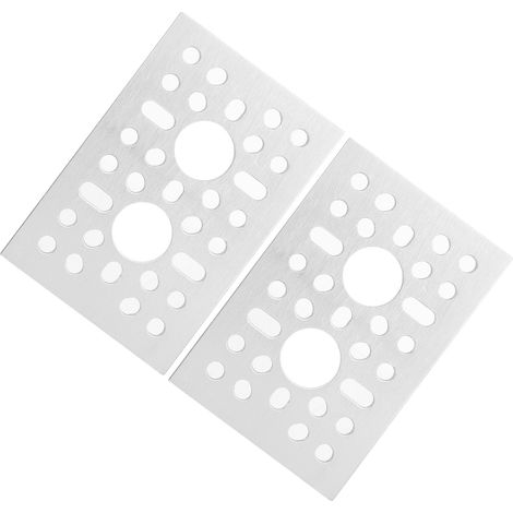 2 panneaux muraux en aluminium à grille, composants de contrôle industriel 3123‑0048‑0072 (1/5)