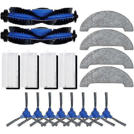 Filtre et chiffon de nettoyage de rechange pour brosse latérale principale KINCJON pour aspirateur robot Ultenic D5s Pro - YUHAO (1/5)