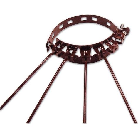 Stendibiancheria per Tubi Stufa 8-12 cm colore Nero
