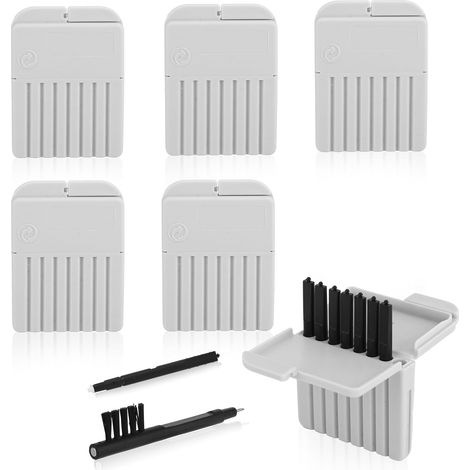 32 Pièces Filtre Anti-Cérumen pour Prothèse Auditive + Brosse de Nettoyage, Compatible avec Phonak Widex et Unitron Appareils Auditifs Kit d'Accessoires de Rechange (1/5)