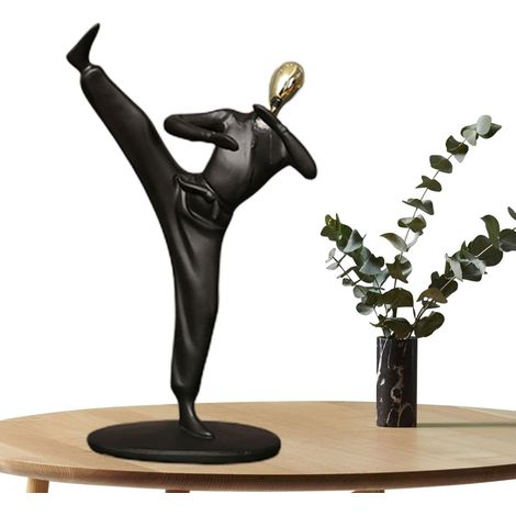 Statue abstraite de sport - Sculpture d'athlète en résine Statues abstraites , , faites main , décor