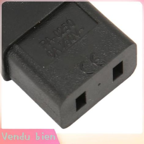 Garosa Adaptateur IEC320 C8 vers C9 Adaptateur IEC320 C8 vers IEC320 C9, Convertisseur de Puissance 250 V informatique adaptateur (1/4)