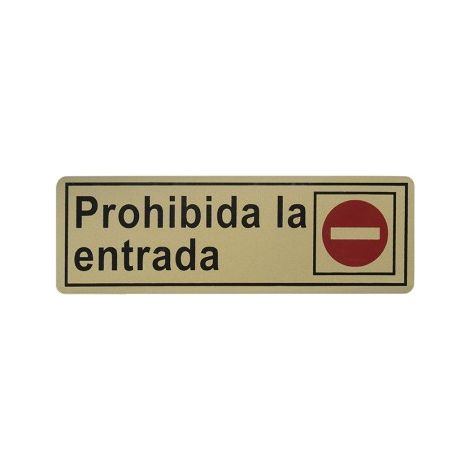 Cartello "Divieto di accesso" 6x18, GIBALTO (1/2)
