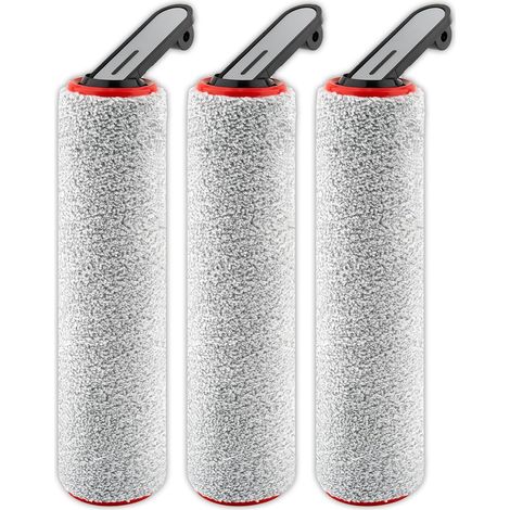 (3 piezas) Cepillos de rodillo de repuesto H14 Pro para aspiradora en seco y húmedo Dreame H14 Pro, kit de accesorios de cepillo de rodillo, cepillos multisuperficie, cepillos de rodillo H14 Pro (1/5)