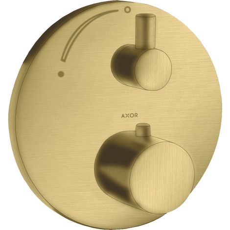 hansgrohe AXOR Uno² termostato empotrado con válvula de cierre, 1