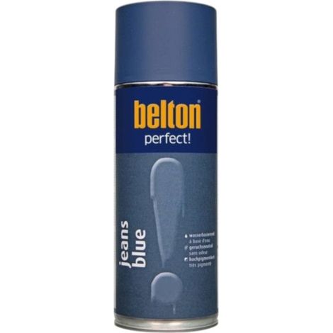 Bombe de peinture - Bleu jean - Tous supports - Belton Perfect - 400ml