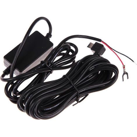 Convertisseur onduleur de puissance pour chargeur de voiture câblé Micro/USB 12 V CC vers 5 V 1,5 A, compatible avec les tablettes, les téléphones portables, les enregistreurs DVR, les GPS, 3,0 mètres (1/5)