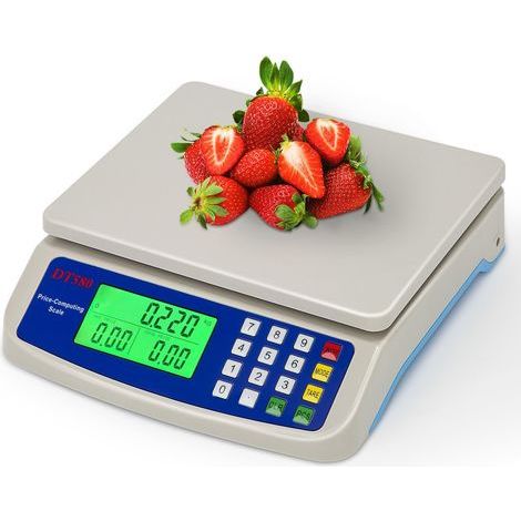 Balance de cuisine électronique 30 kg Balance alimentaire numérique avec écran LCD inclus adaptateur secteur 6 V (Size : 30kg/1g) (1/5)