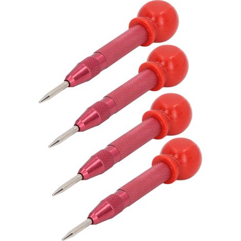 Perceuse manuelle 5 pouces pour métal, bois et verre, outil automatique rouge (1/5)
