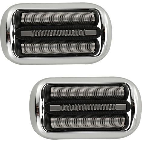 32S Ersatzscherkopf mit Folie und Klinge – Kompatibel mit Braun Series 3 Rasierern – 2er-Pack – Beweglicher Scherkopf für eine gründliche Rasur (1/5)