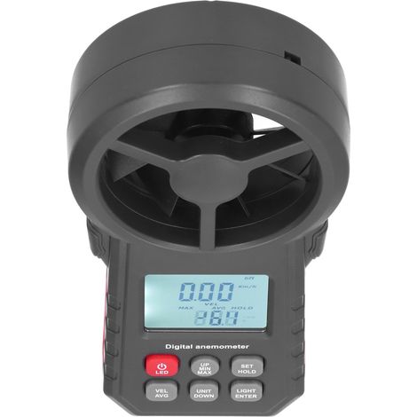 WT87B Bluetooth-Digitalanemometer mit LCD-Hintergrundbeleuchtung, 9-V-Handwindgeschwindigkeitsmesser (1/5)