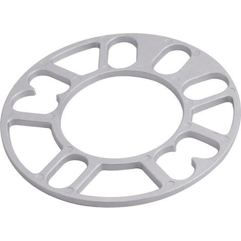 Universel Entretoises Roues, 5MM Entretoises de Roue de Voiture Élargisseurs de Voie Entretoise de Roue en Métal Joints de Moyeu de Roue Élargis Modifiés (1/5)