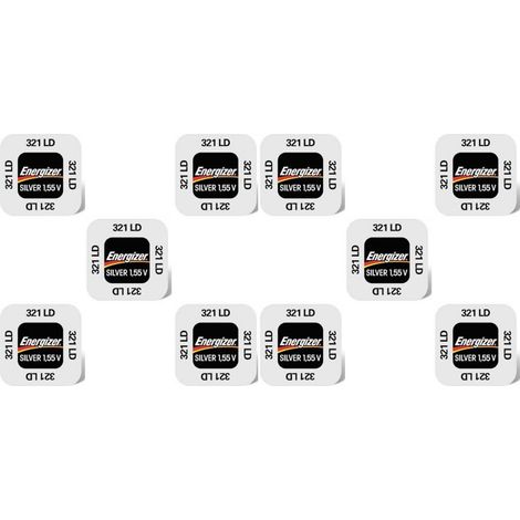 .10 piles Energizer 321LD SR616SW.
