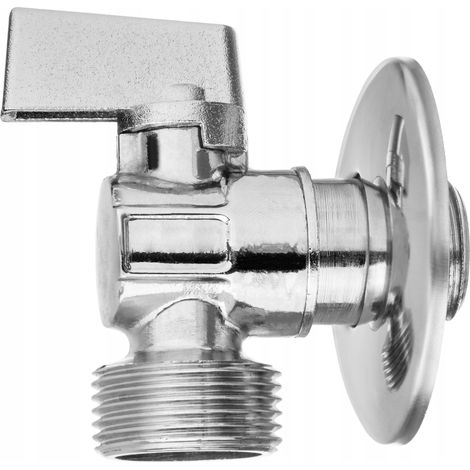 Invena ZW-11-020-L Vanne d'arrêt chrome 1/2" (1/2)