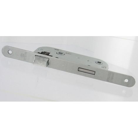 Bricard – Serrure monopoint encastrée 40mm – Entraxe 70mm – Acier zingué – Têtière ronde 20x230mm – Pour salle de bains