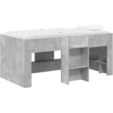 Maison Exclusive - Hochbett für Kinder 2 pcs Beton 163 x 101,1 x