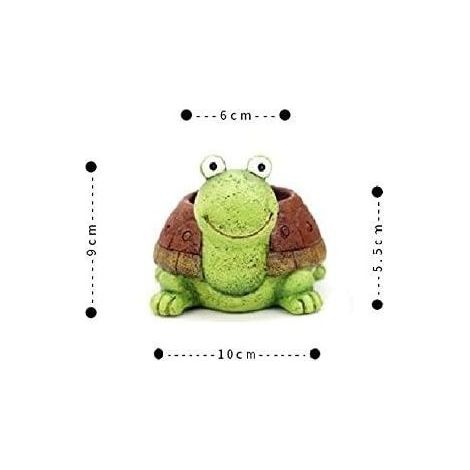 Niedliche Sukkulenten-Pflanztöpfe in Tierform, Vasen-Blumentöpfe, Behälter, Dekorations-Pflanztöpfe, Mini-Büroornament (Schildkröte) (1/3)