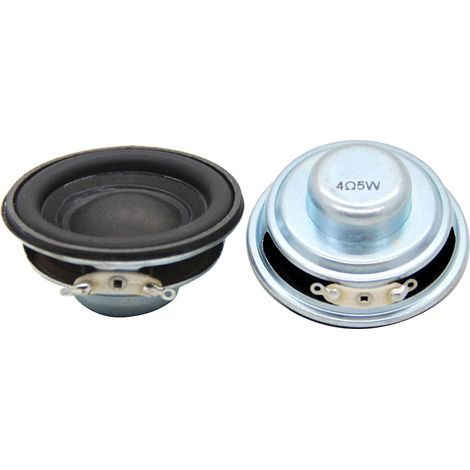 Haut-parleur portable audio 50 mm, large bande, 4 ohms, 5 W, stéréo Hi-Fi à monter soi-même (1/4)