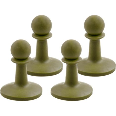 Capuchon de Protection pour Mât de Tente 4 Pièces TPR (1/5)