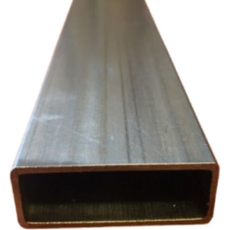 Tube rectangle acier galvanisé 40x15x1,5 mm - Longueur 40 cms - Tube rectangle acier galvanisé 40x15x1,5 mm - Longueur 40 cms (1/2)