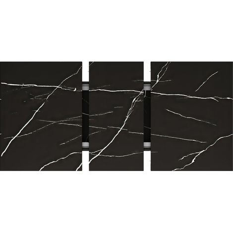 Lot de 2 tapis de sol antidérapants noirs 45x75 cm pour intérieur, cuisine, entrée – protection sol robuste et facile à nettoyer (1/5)