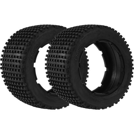 Pneus arrière tout-terrain à carcasse renforcée pour camion BAHA ROVAN KM Baja 5B à l'échelle 1/5 (pièces détachées pour jouets) (1/5)