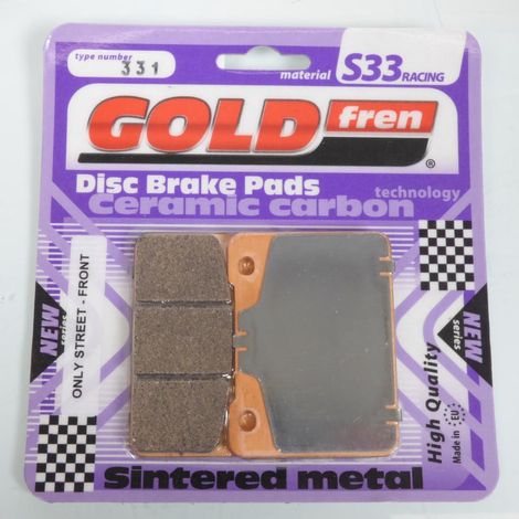 Bremsbelag Gold Fren für Roller Aeon 400 Elite I 2014 bis 2015 (1/2)