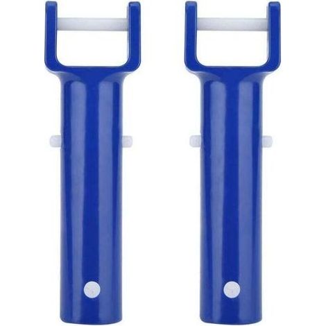 FENOPLASTICA2pcs poignée de tête en v Forme Clip Brosse, XU,poignée de la tête de Remplacement Piscine Accessoires - KZQ (1/4)