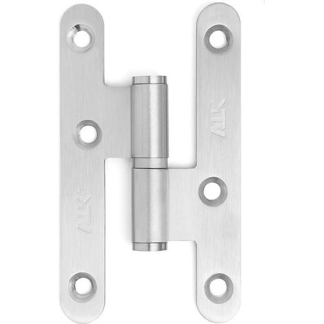 pernio sin remate 305/100. inox 201. mate. izquierda. fijación de hojas de puerta. longitud 100mm