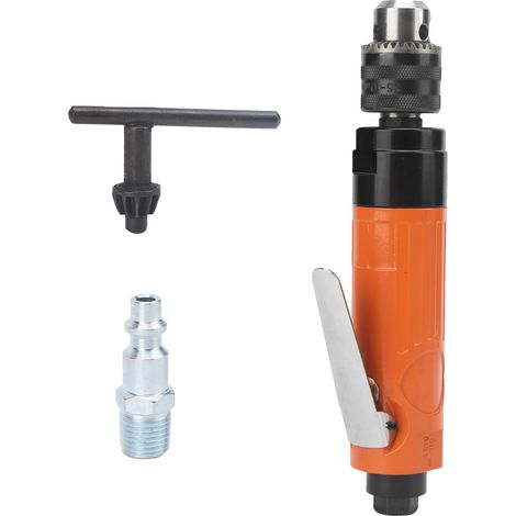 Perceuse pneumatique droite 3/8 pouce avec réducteur - Visseuse-dévisseuse à air comprimé portable (1/5)