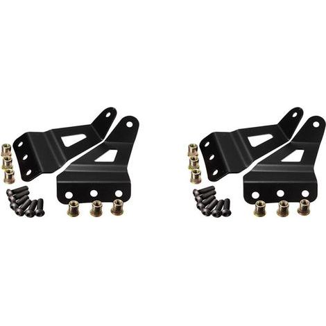 Barres de toit LED adaptables à quatre rails pour véhicules tout-terrain, support de phare LED de 50 pouces. (1/4)