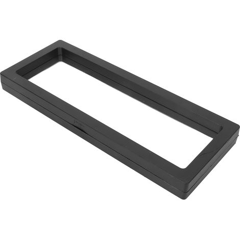 Présentoir mural flottant anti-poussière pour bijoux, cadre suspendu résistant à l'oxydation, support de vitrine avec suspension, protection longue durée. (1/5)