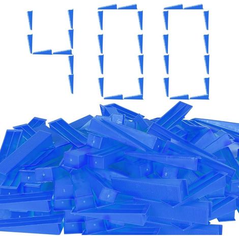 400 Fliesenausgleichskeile, wiederverwendbar, 1 mm–3 mm, Wand- und Bodenmontage-Set (1/5)
