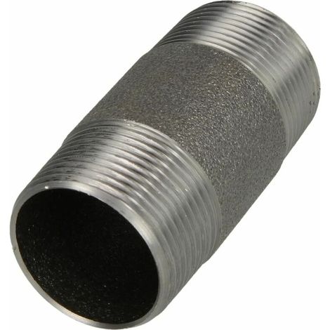 Double nipple de tuyau noir 1 1/2'' x 300 mm