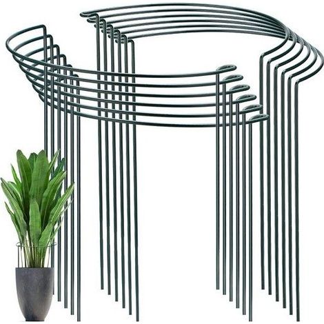 Tuteurs pour plantes grimpantes - PROUSKY - Lot de 12 tuteurs - Dimensions 40x25 cm - Résistant aux UV (1/5)