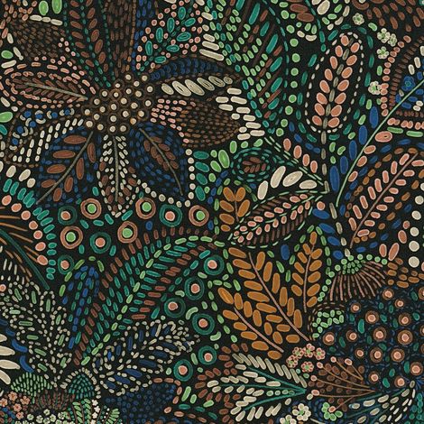 Vliestapete - Cuba II - Blau Blumen Floral A.S. Creation - 780252 (1/5)