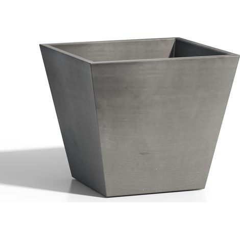 Ecopots Rotterdam 50 Blumentopf - L 50 cm x B 50 cm x H 43,5 cm - Innen- und Außenbereich (1/4)