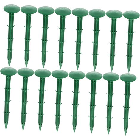 pi ces Piquets de Jardin Plastique Vert Fixation Sol pour (1/5)