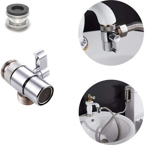 Interrupteur robinet adaptateur cuisine évier séparateur inverseur vanne robinet d'eau connecteur pour toilette Bidet douche cuisine accessoires