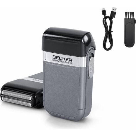 Rasoir Sans Fil Gris 3 W 35 Mm Shave X Grey Becker (1/5)