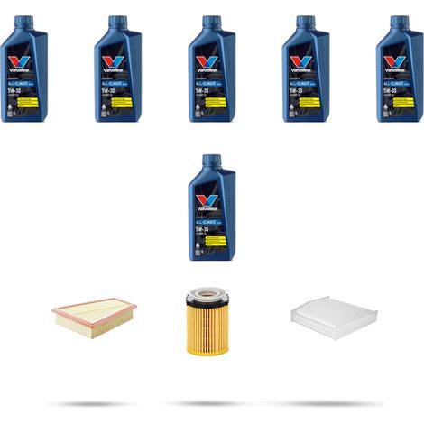 Kit tagliando 3 FILTRI e 6L OLIO compatibile con Mercedes Classe A (W176) A200 BlueEfficency 115kw dal 2012 (1/5)
