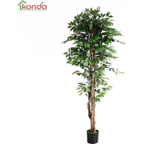 2 x C PIANTA FICUS ARTIFICIALE 210 CM